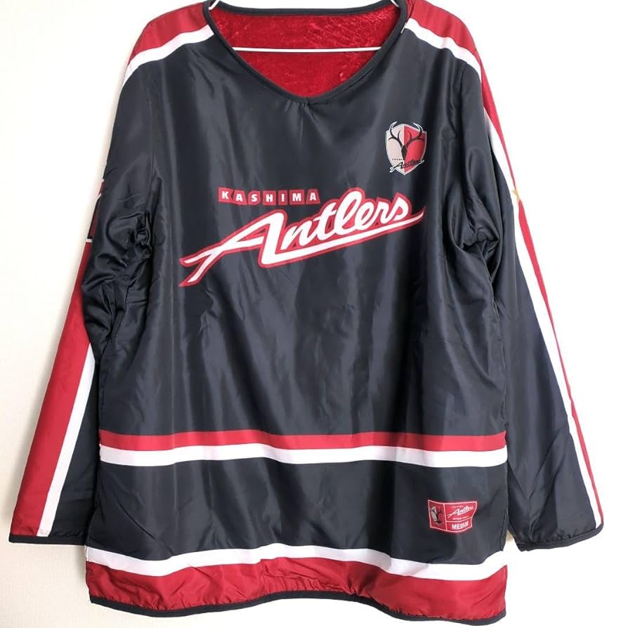 【鹿島アントラーズ ホッケーシャツ 12番　 ANTLERS Mサイズ】 鹿島アントラーズ ホッケーシャツ 12番 ANTLERS Mサイズ】